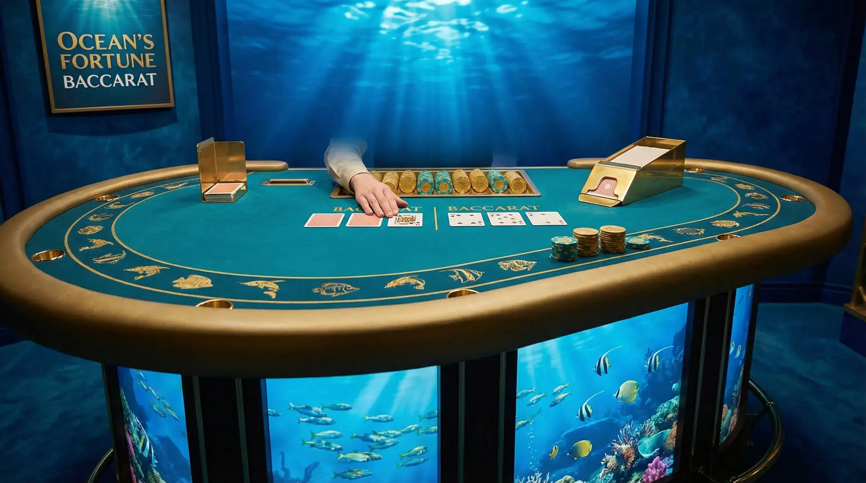 Mesa de Bacará elegante no soccerbet